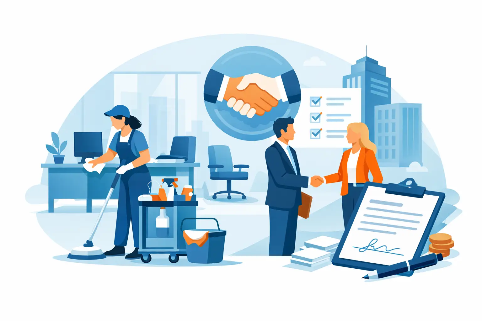 How to Get Office Cleaning Contracts