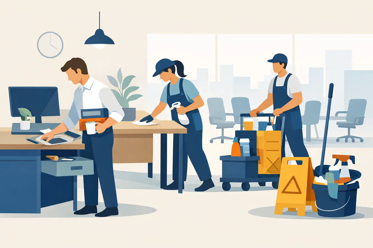 How to Prepare for Cleaners at Work