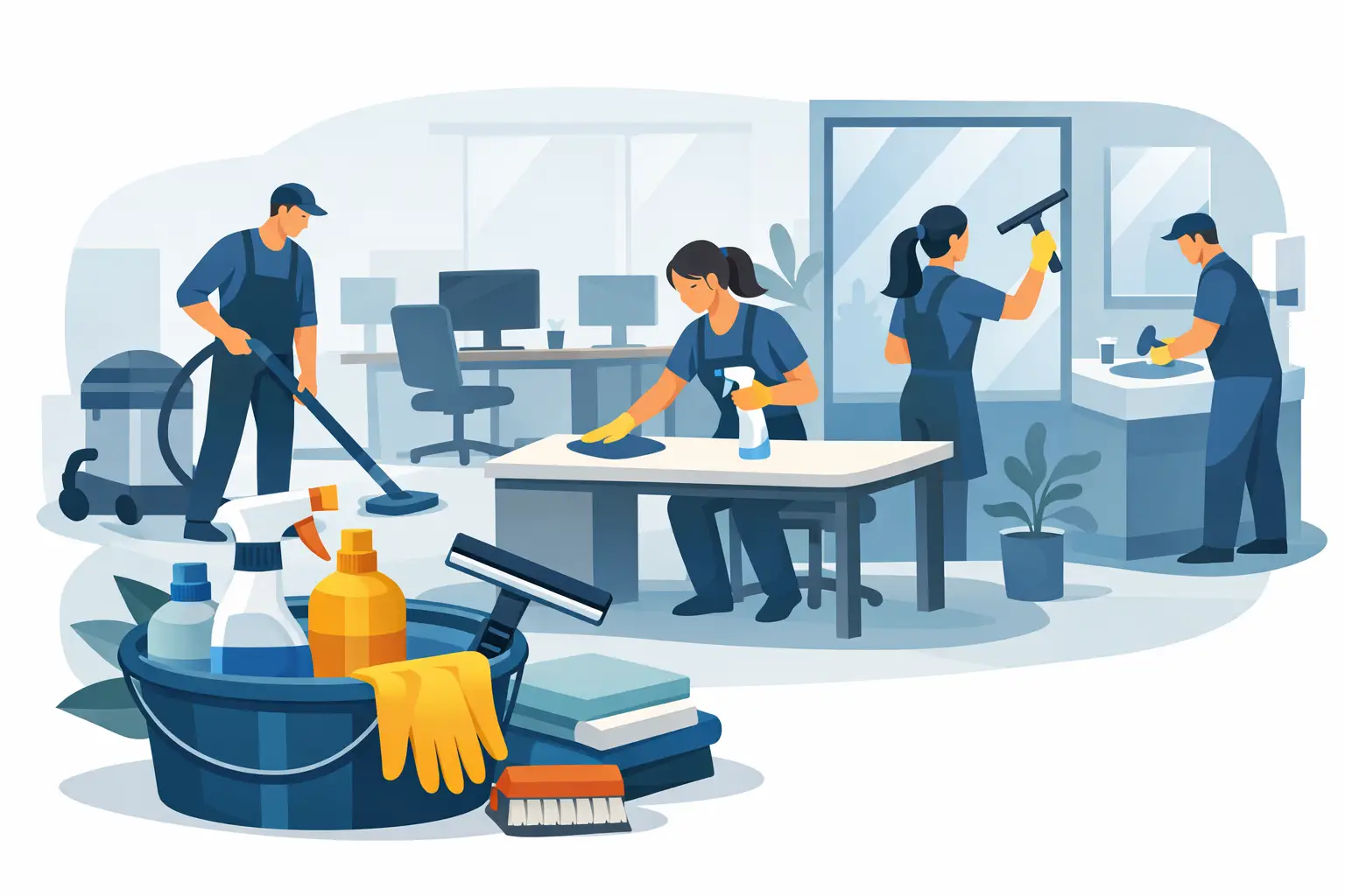 What Is Included in Commercial Cleaning?