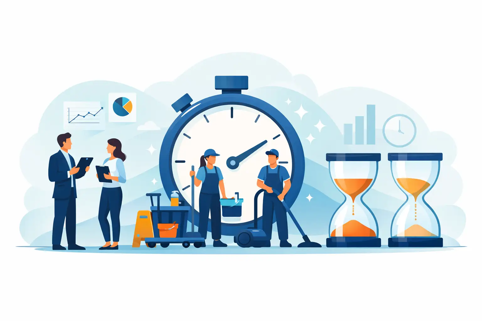 Cleaning Response Time Comparison for Businesses