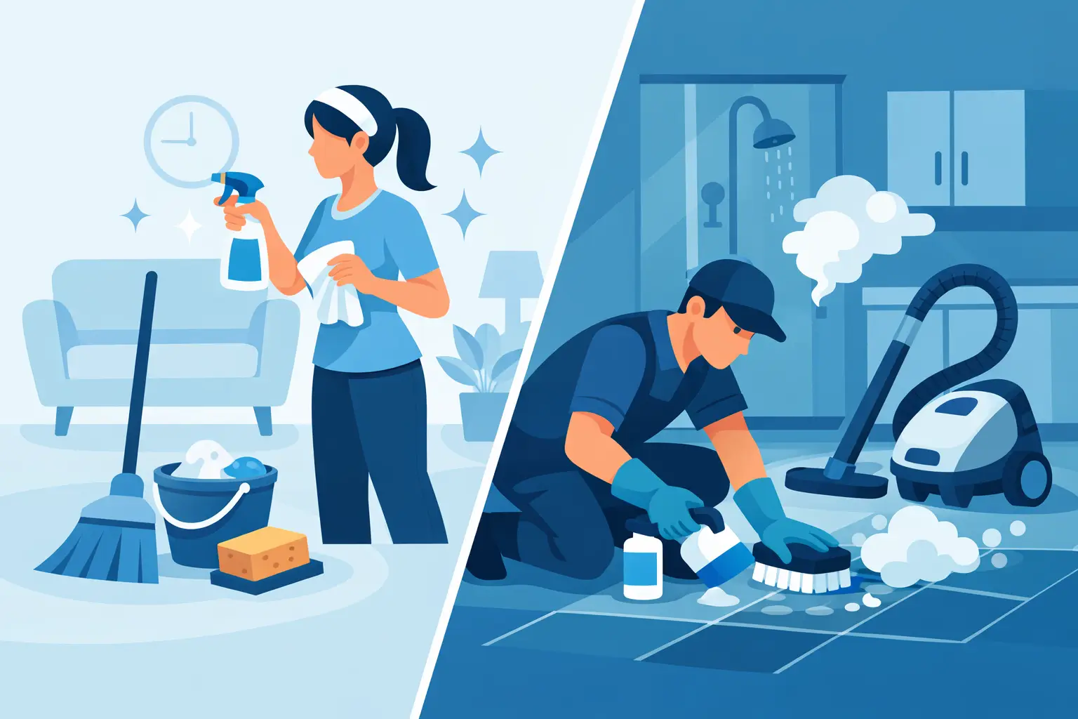 Regular Cleaning vs Deep Cleaning Explained
